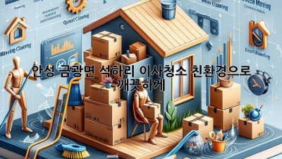 안성 금광면 석하리 이사청소: 친환경으로 깨끗하게!